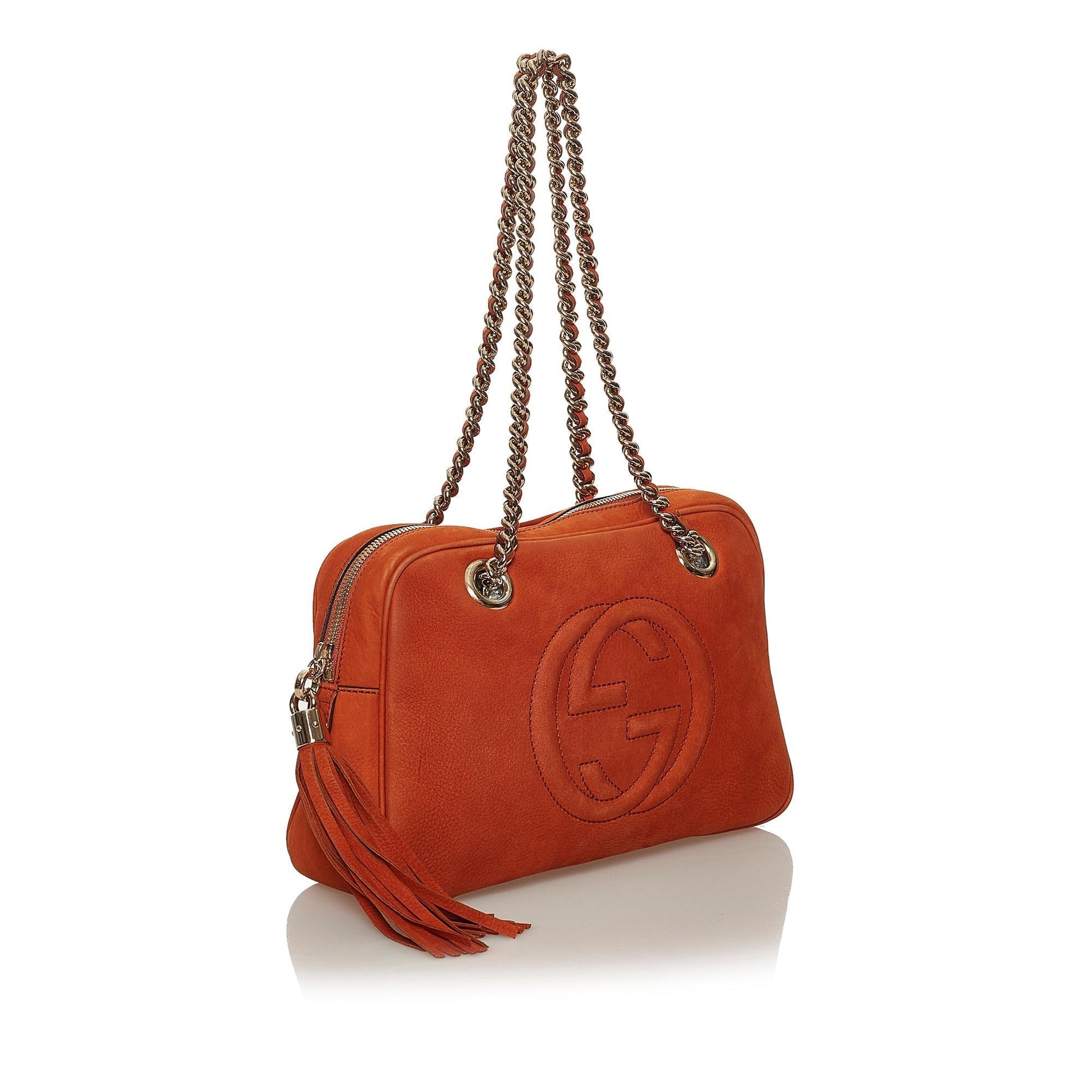 Gucci Chain Leather Shoulder Bag