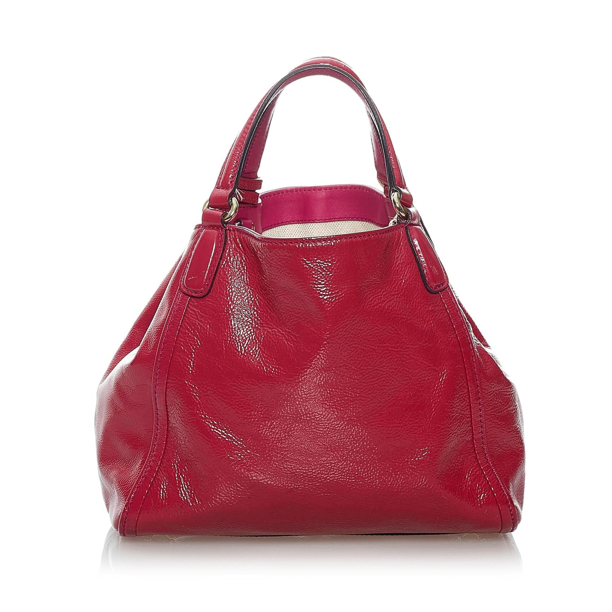 Gucci Soho Leather Patent Leather Satchel