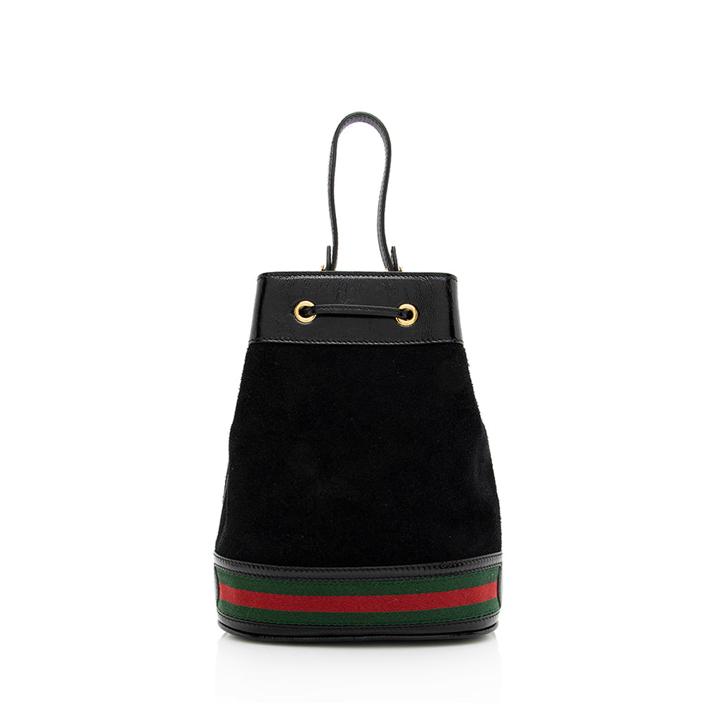 Gucci Nylon Leather Shoulder Bag