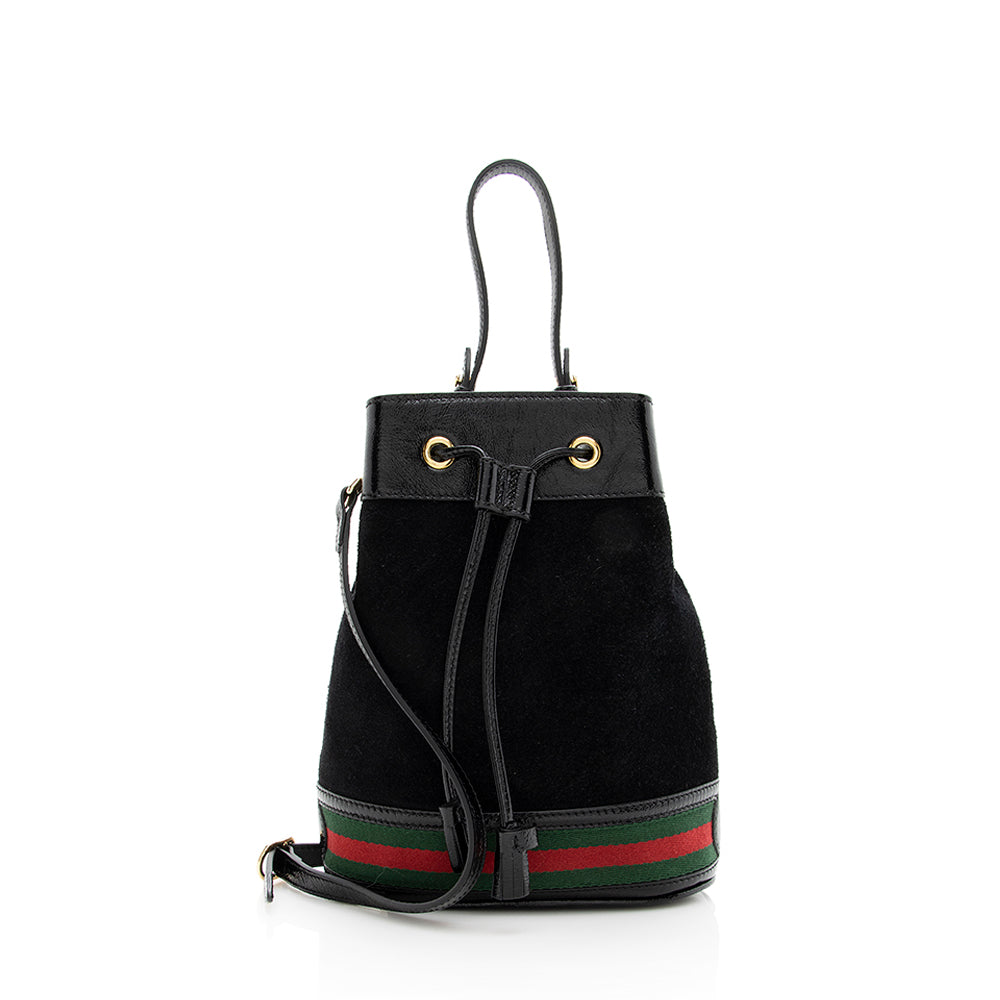 Gucci Nylon Leather Shoulder Bag