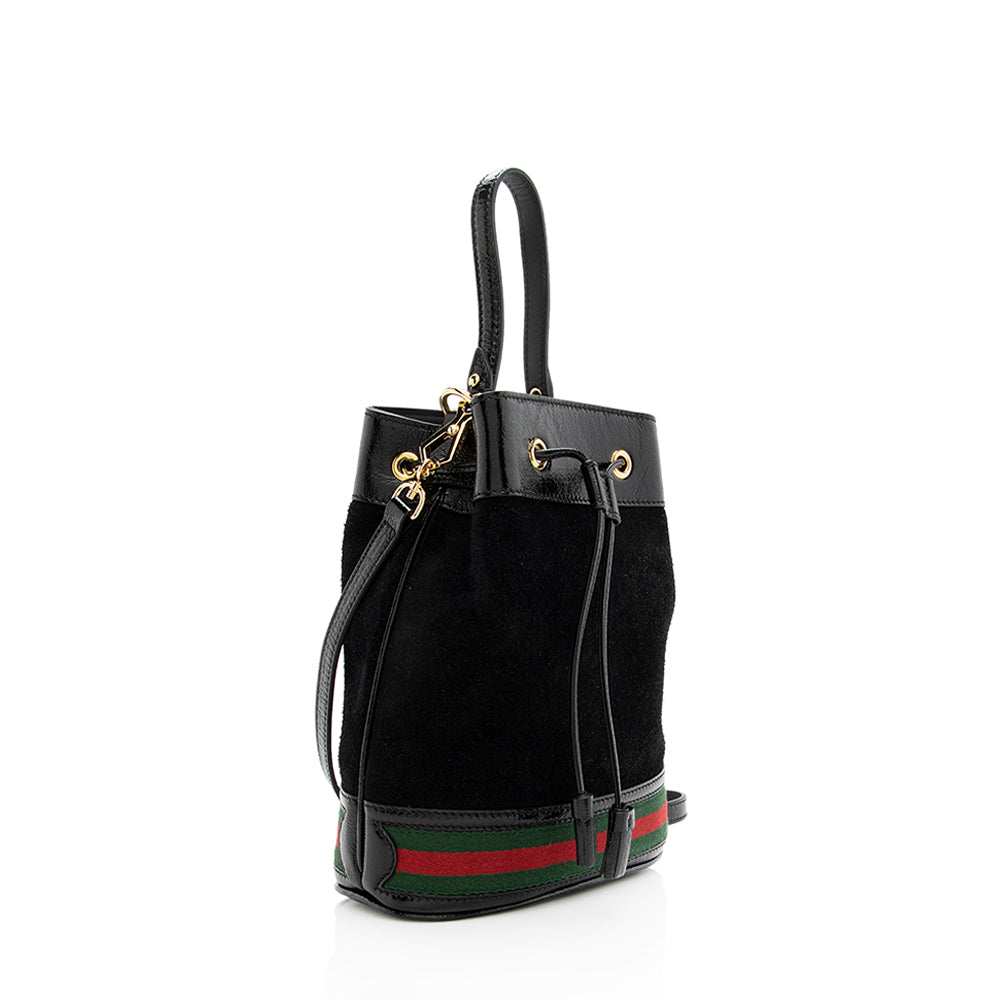 Gucci Nylon Leather Shoulder Bag