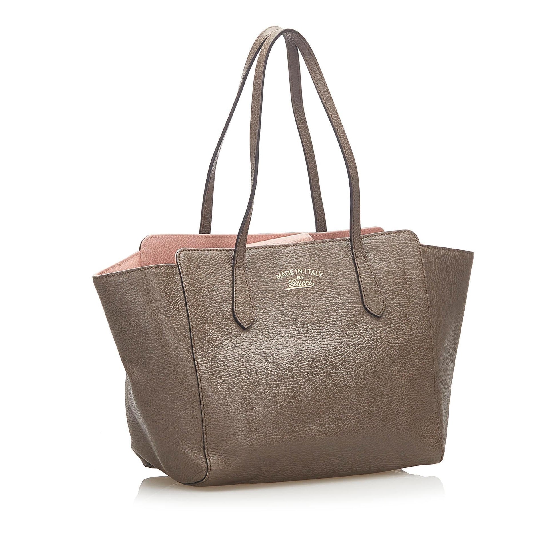 Gucci Monogram Leather Tote