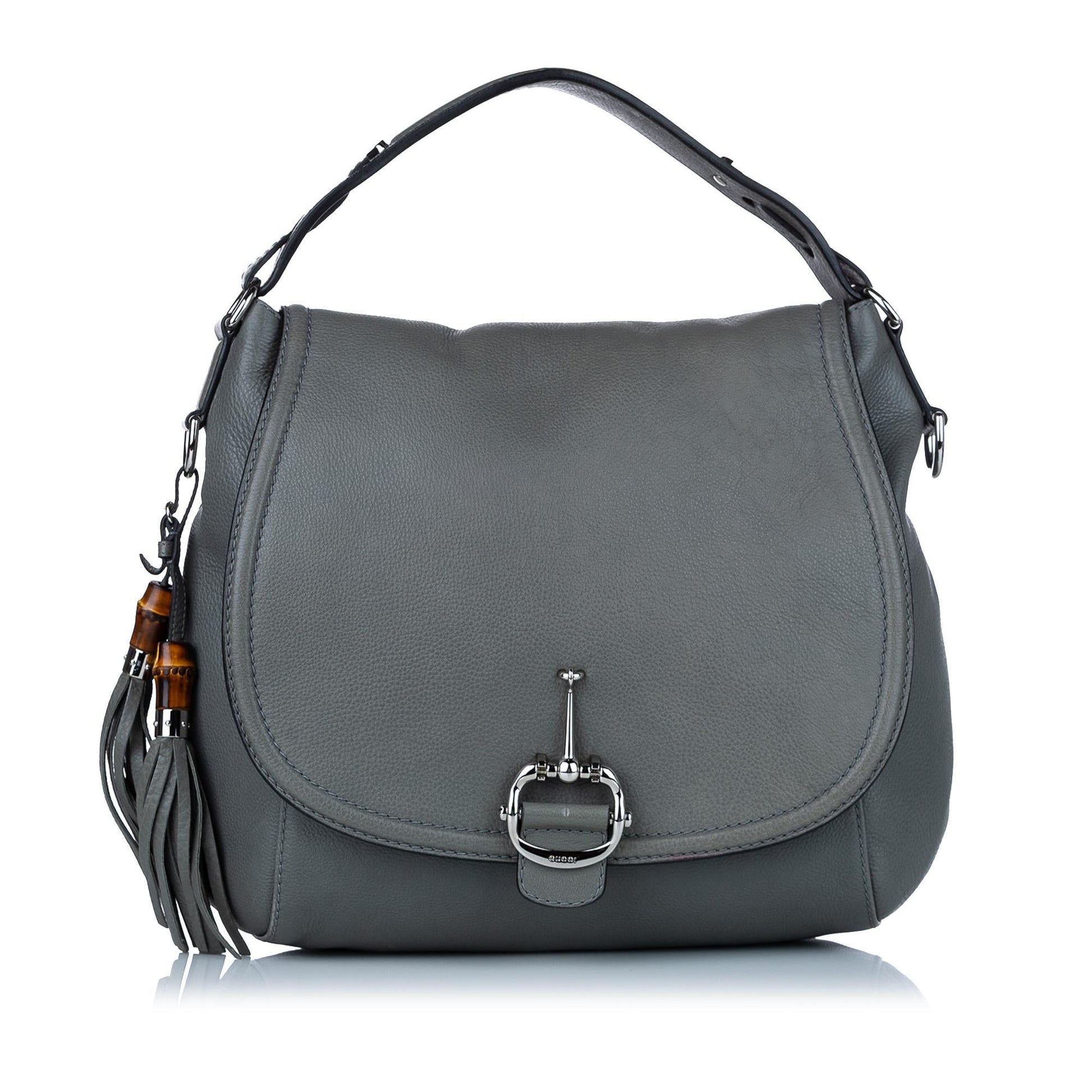 Gucci Horsebit Leather Satchel