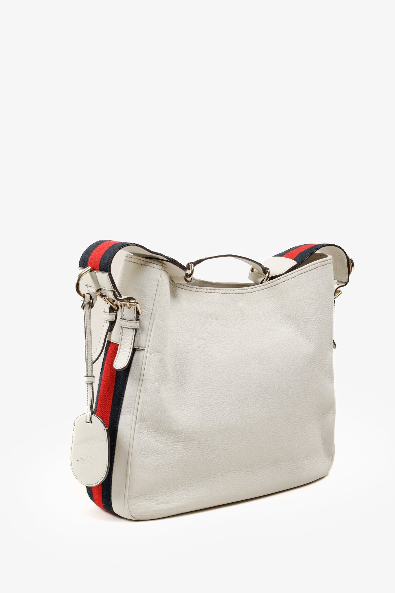 Gucci Leather Canvas Tote
