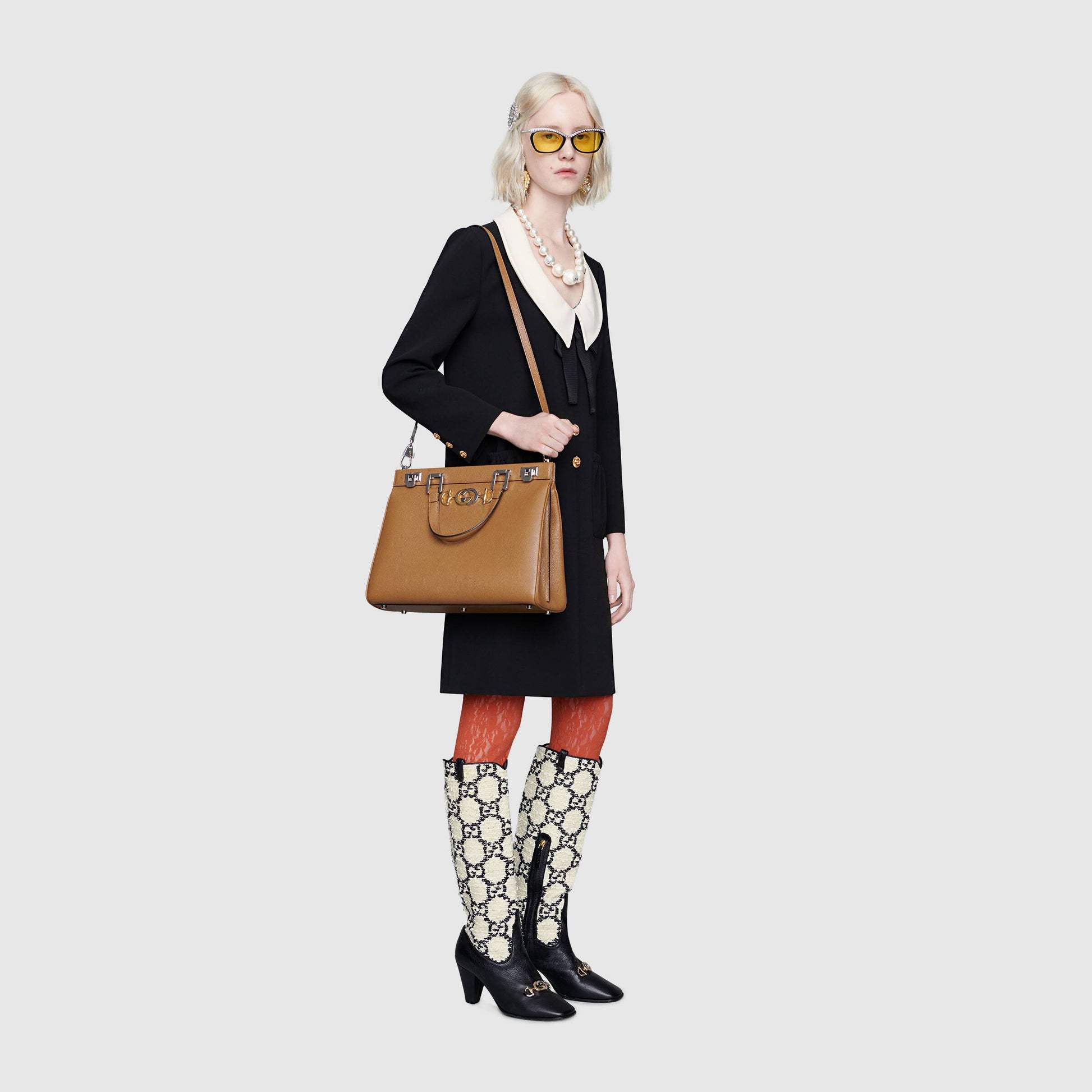 Gucci Leather Shoulder Bag