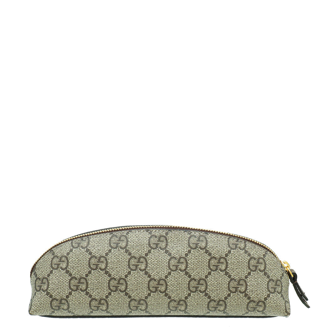 Gucci Leather Canvas Shoulder Bag