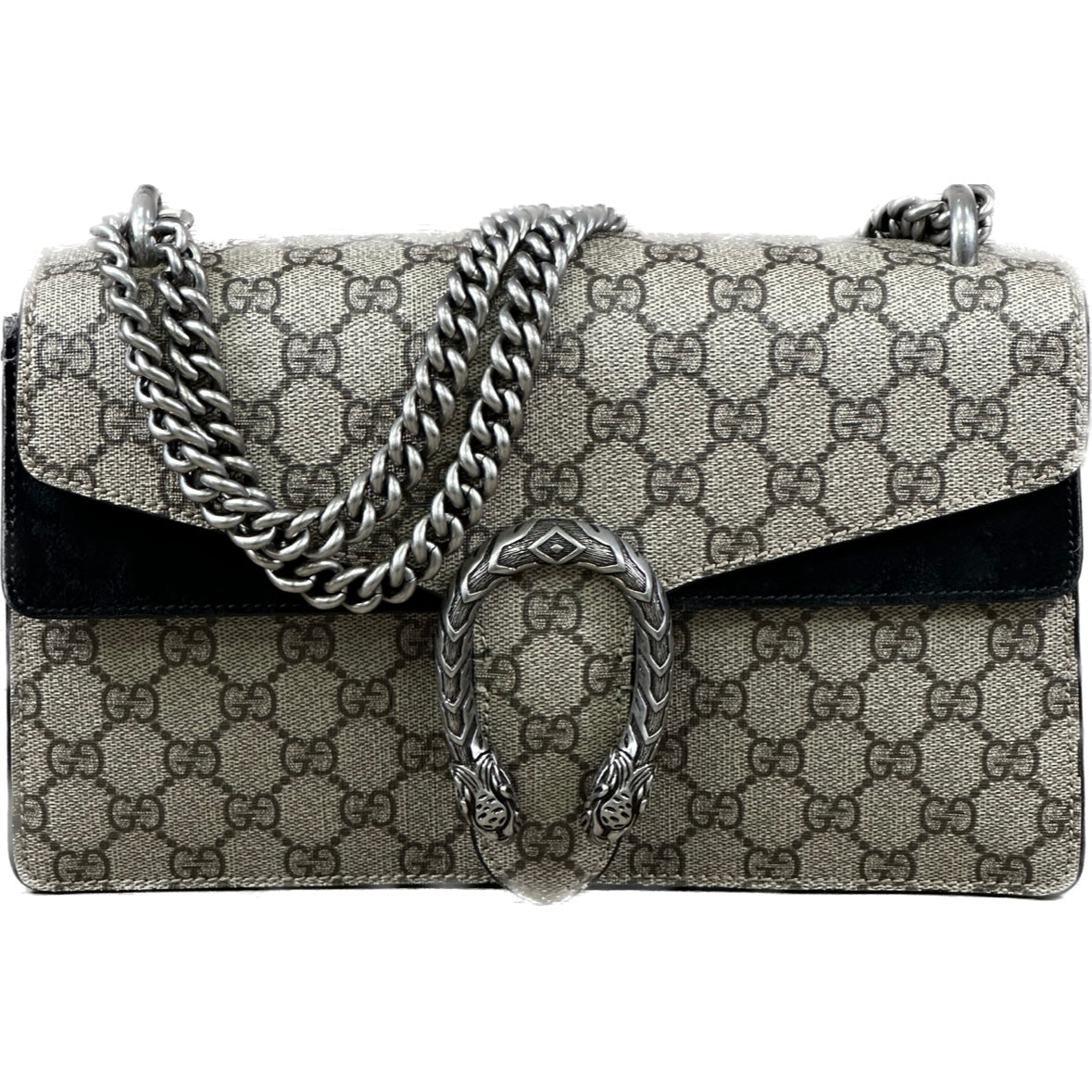 Gucci Monogram Canvas Shoulder Bag
