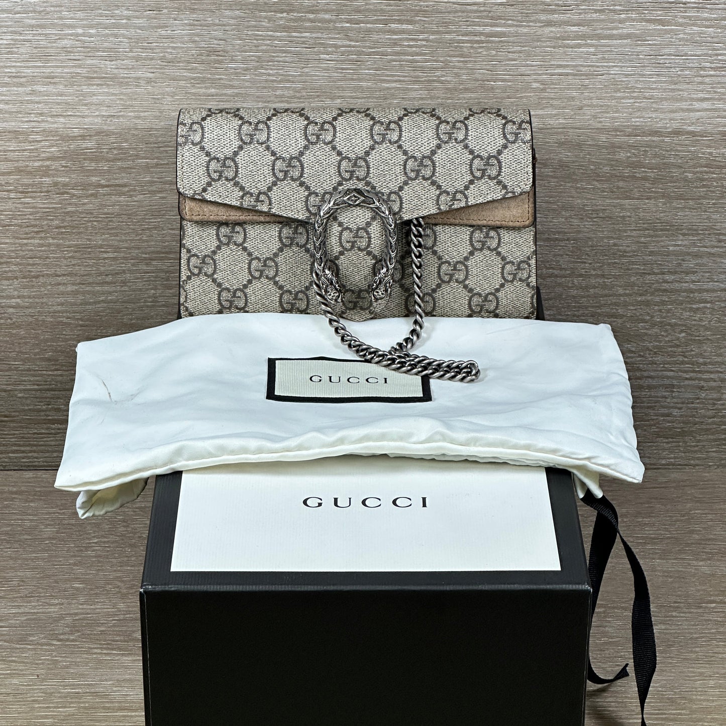 Gucci Mini Canvas Shoulder Bag
