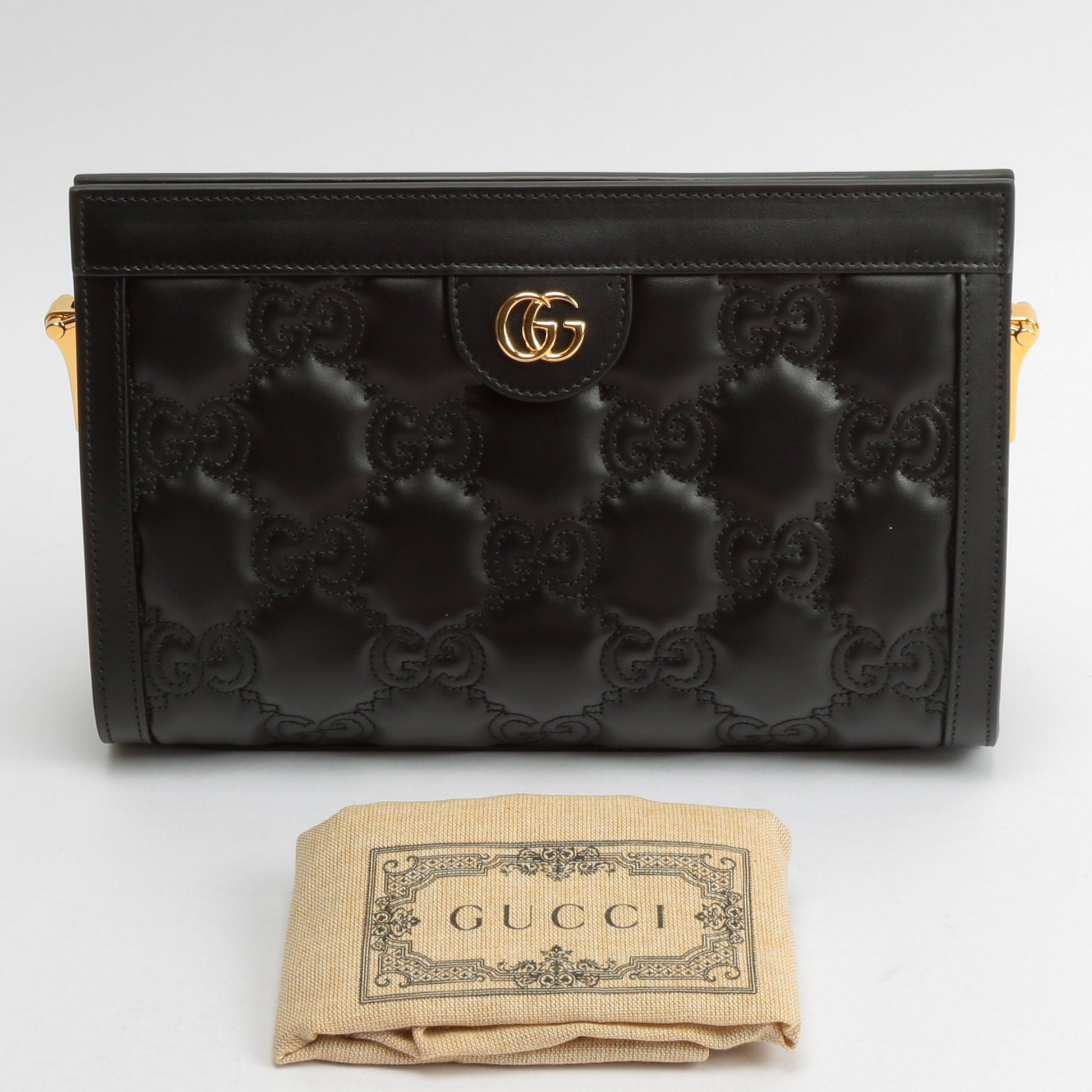 Gucci Chain Leather Shoulder Bag