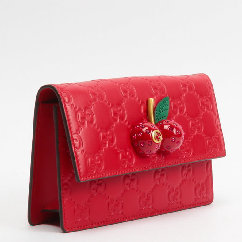 Gucci Chain Leather Shoulder Bag