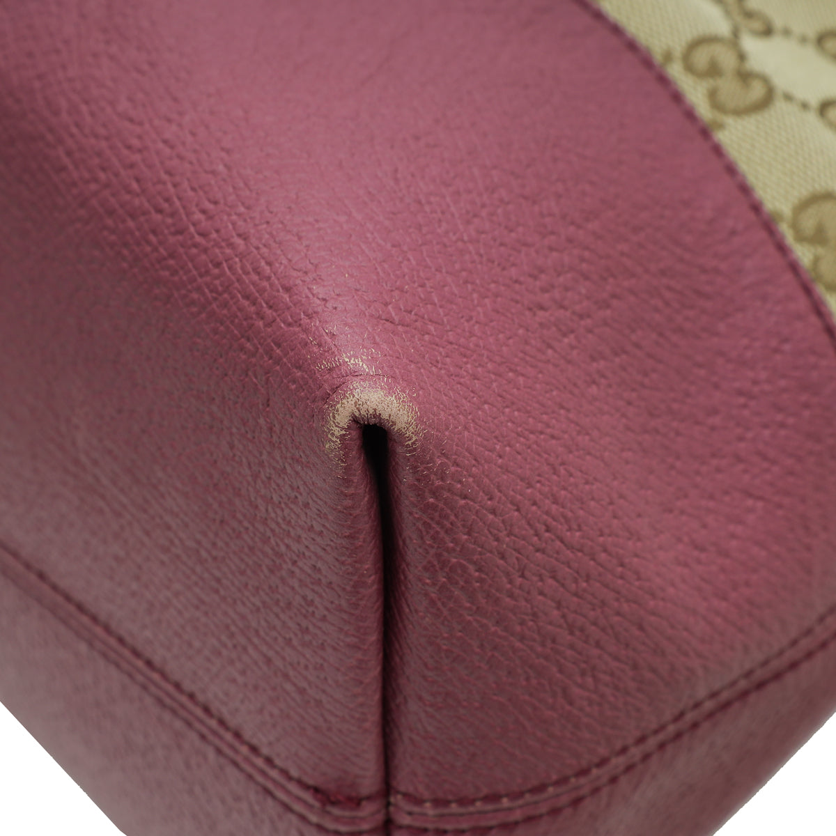 Gucci Leather Canvas Tote