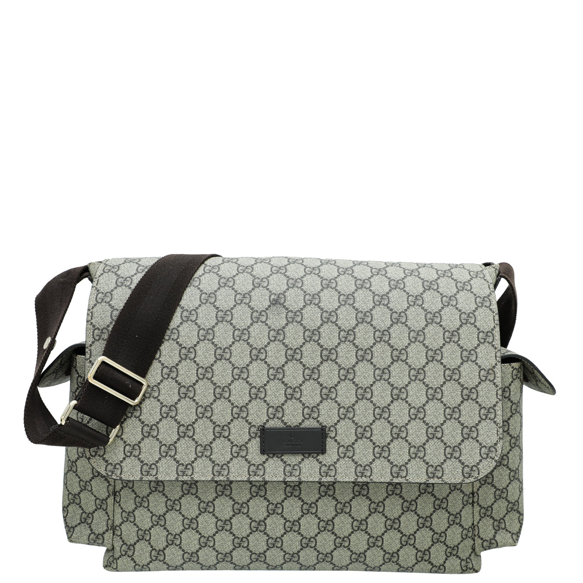 Gucci Leather Canvas Shoulder Bag