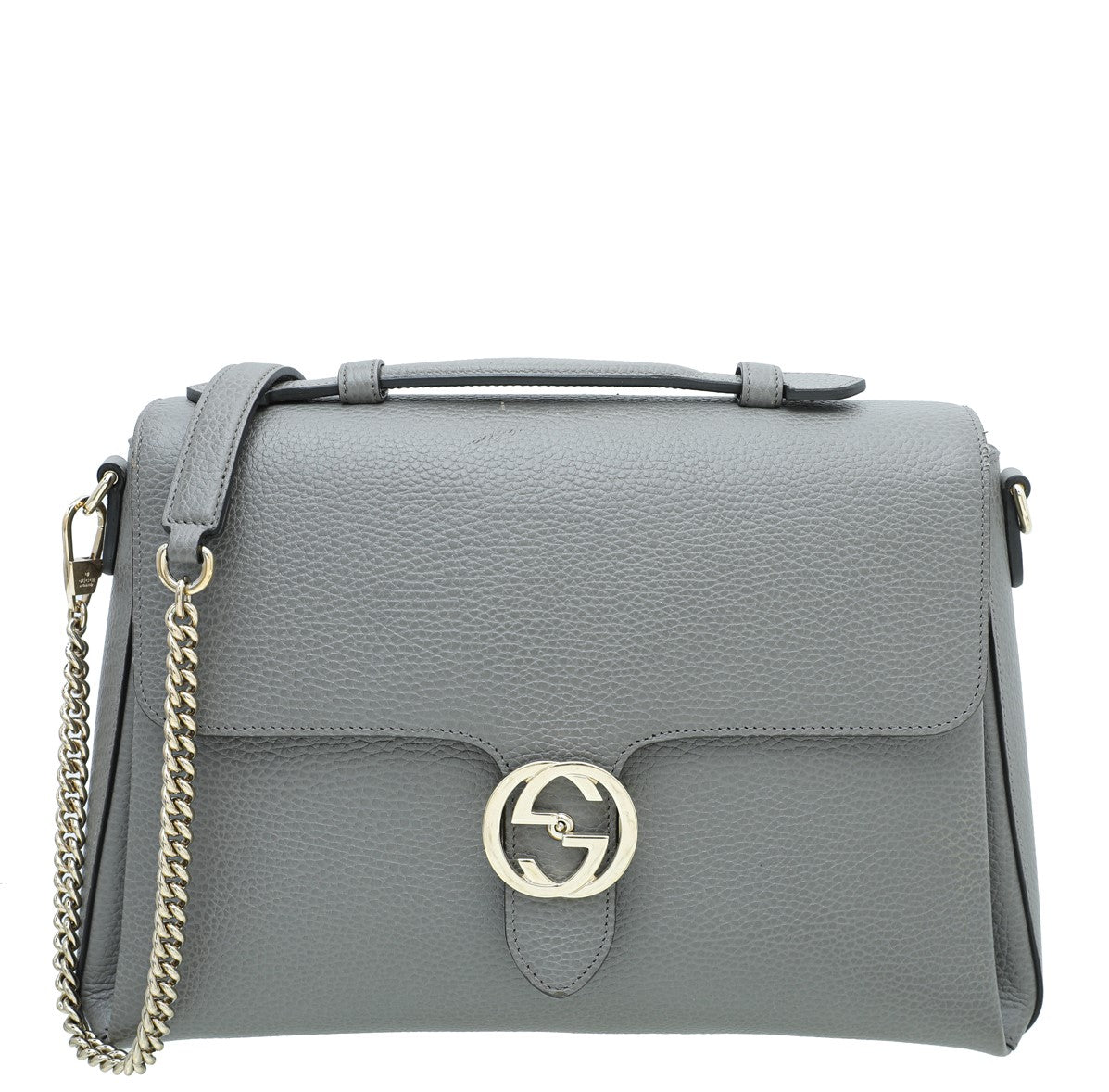 Gucci Leather Top Handle Shoulder Bag