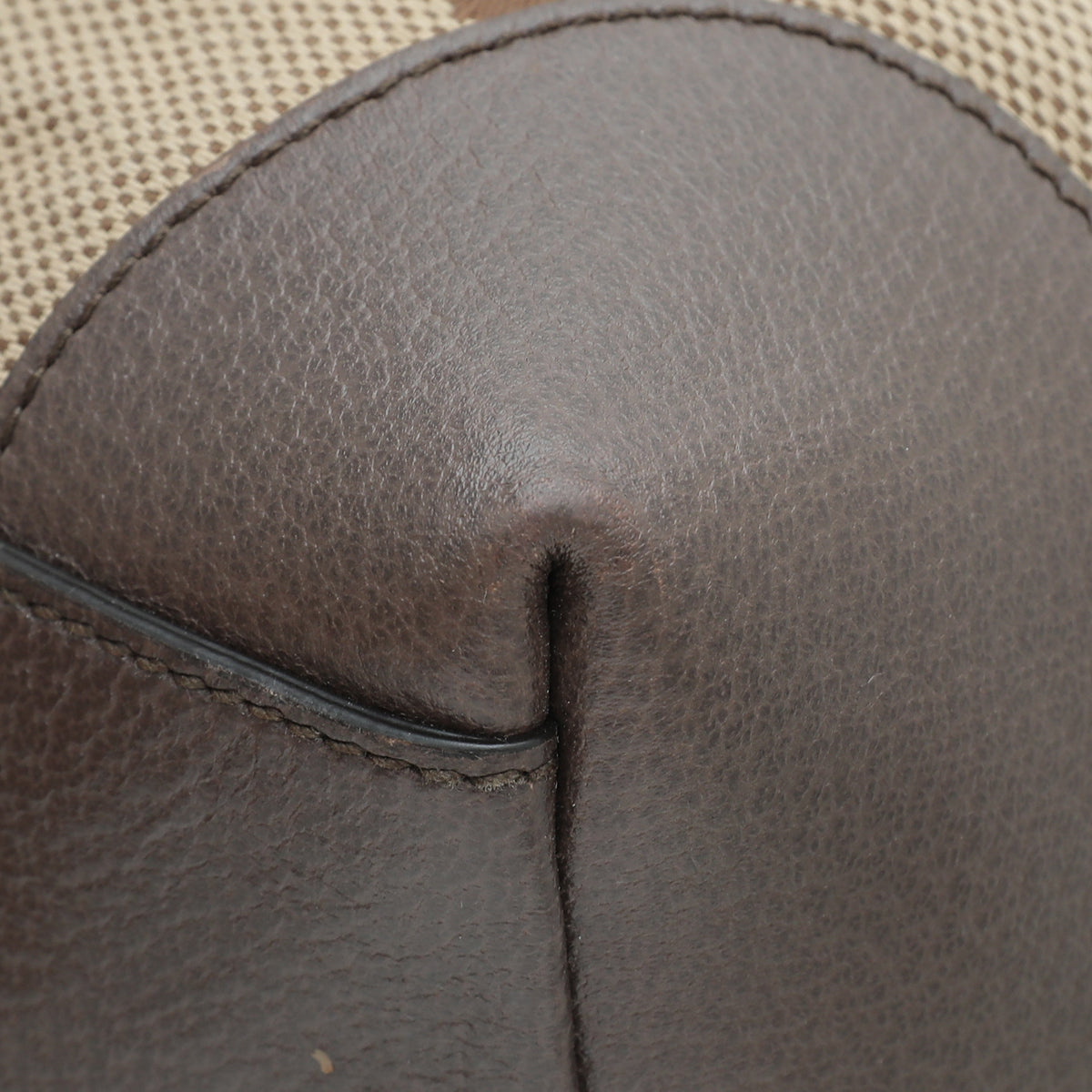 Gucci Leather Canvas Tote
