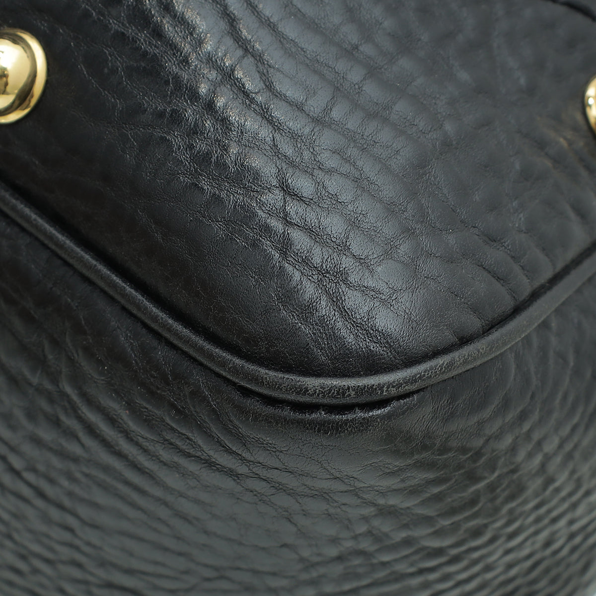 Gucci Leather Canvas Shoulder Bag