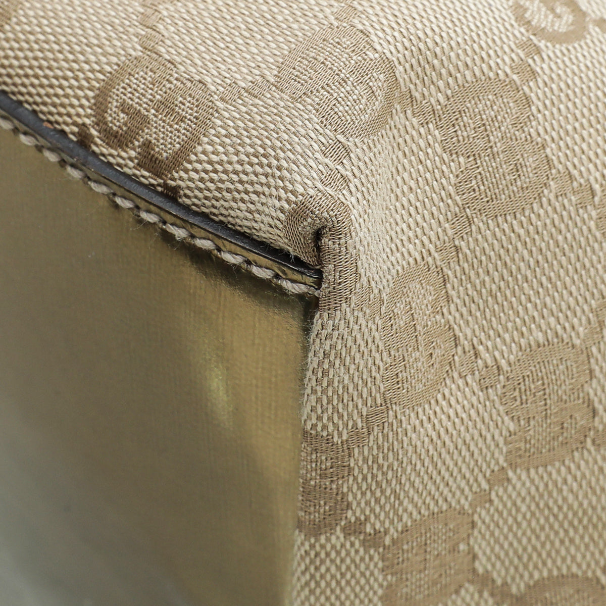 Gucci Leather Canvas Tote