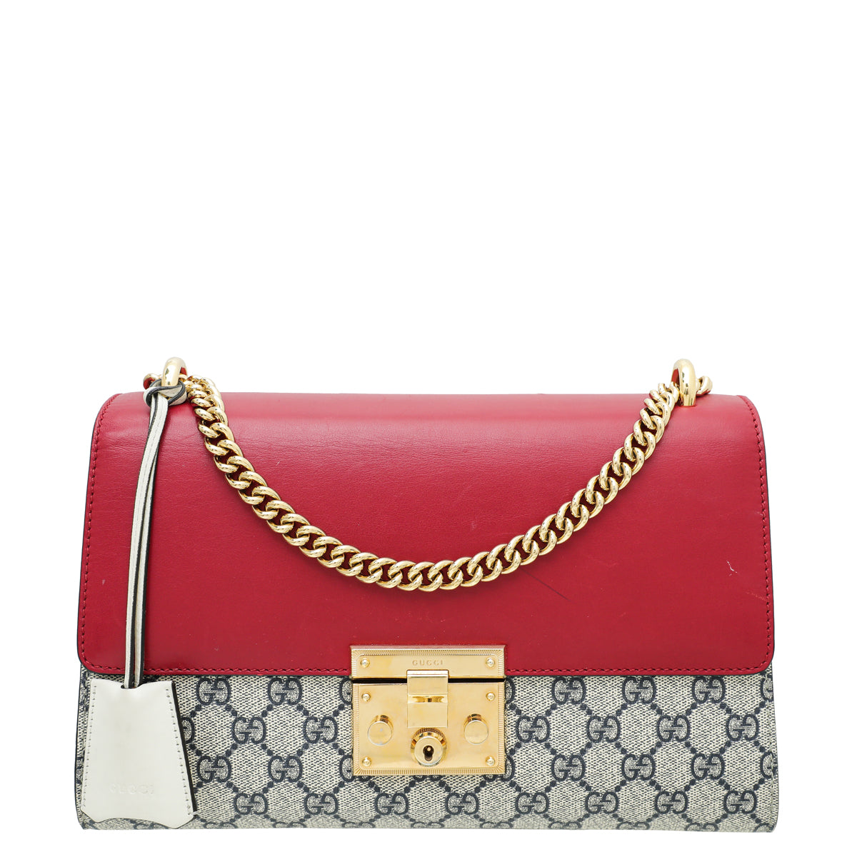 Gucci Leather Canvas Shoulder Bag