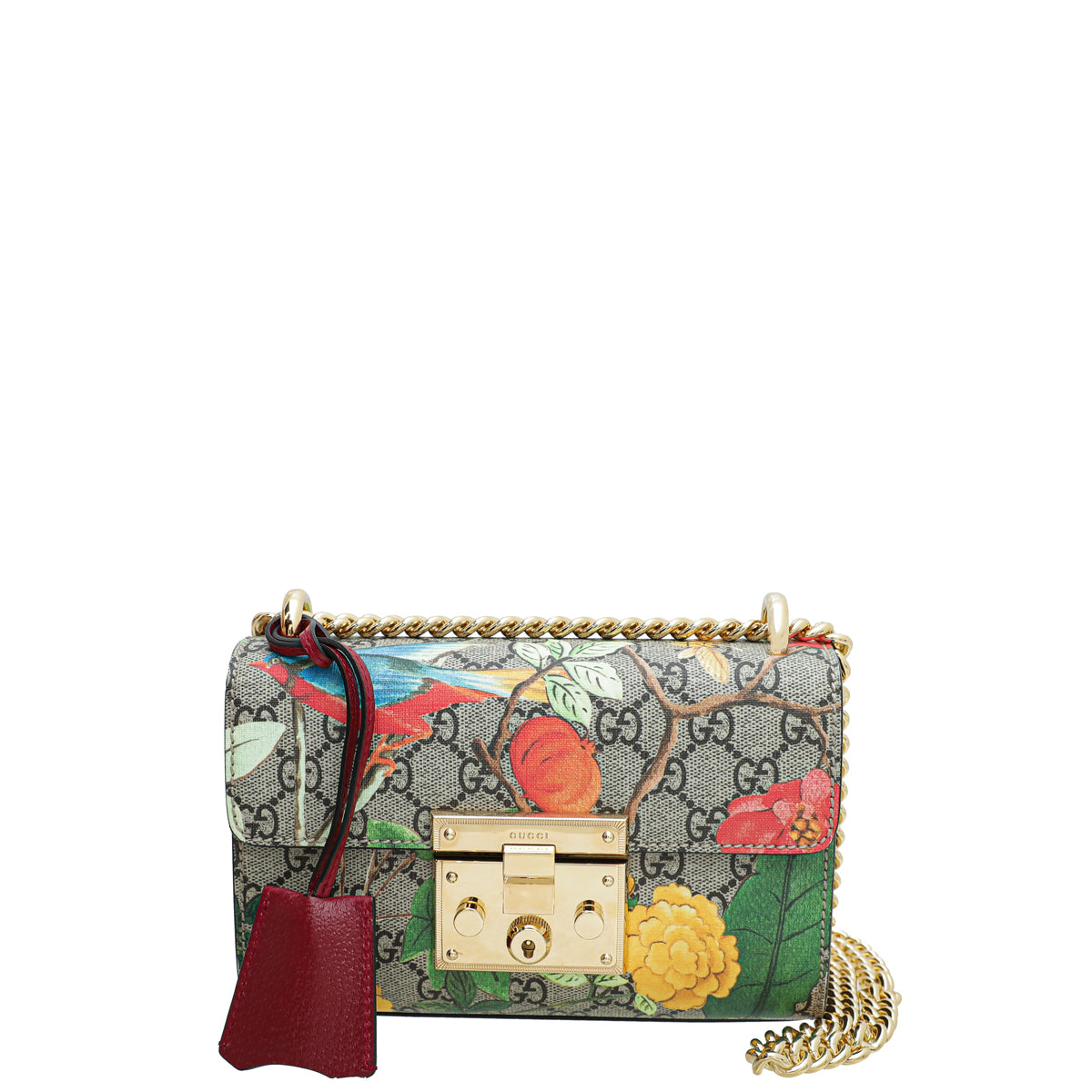 Gucci Leather Canvas Shoulder Bag