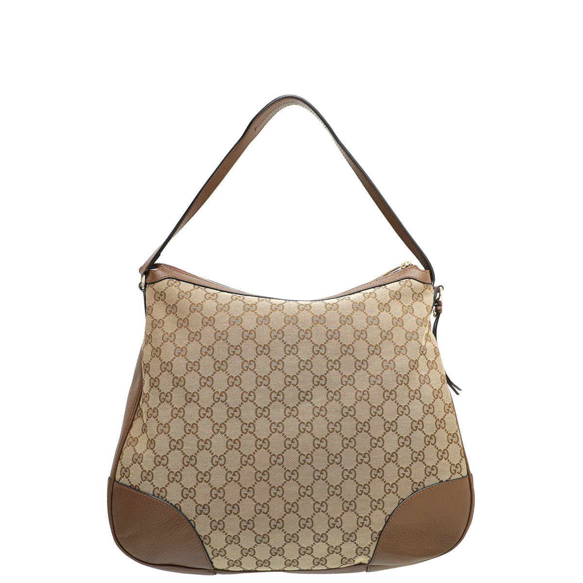 Gucci Leather Canvas Shoulder Bag