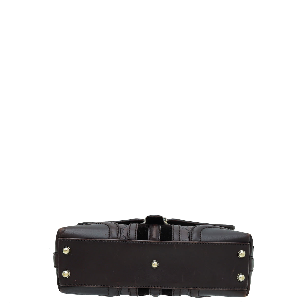 Gucci Leather Top Handle Shoulder Bag