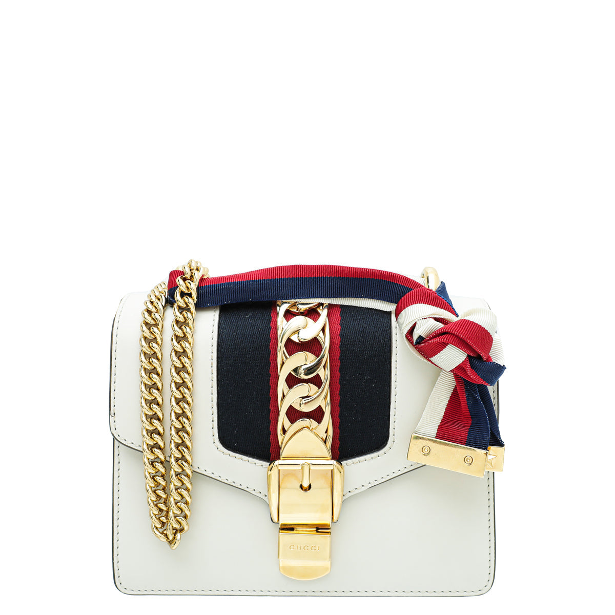 Gucci Chain Leather Shoulder Bag