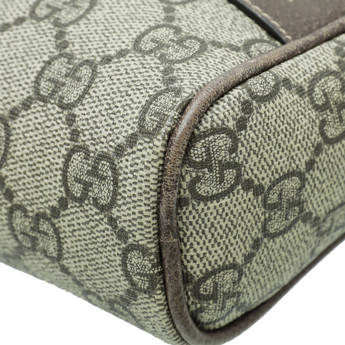 Gucci Leather Canvas Shoulder Bag