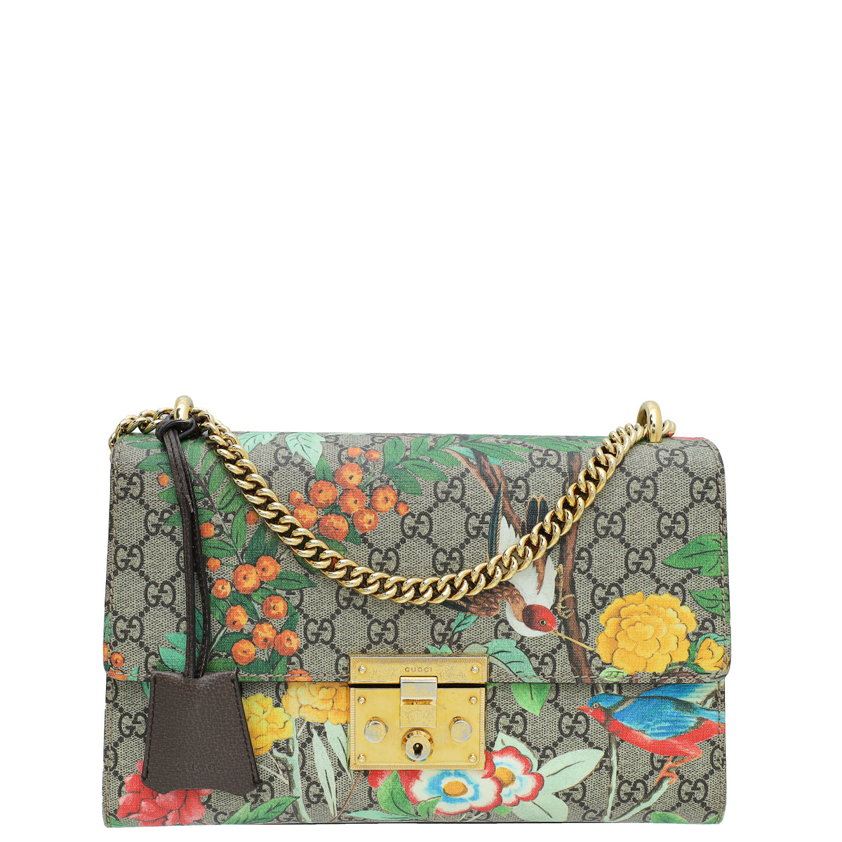 Gucci Leather Canvas Shoulder Bag