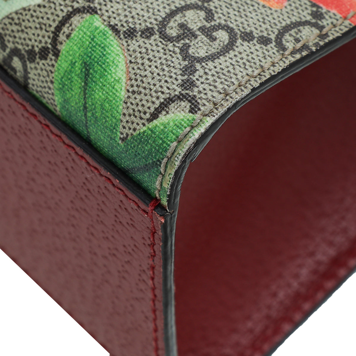 Gucci Leather Canvas Shoulder Bag