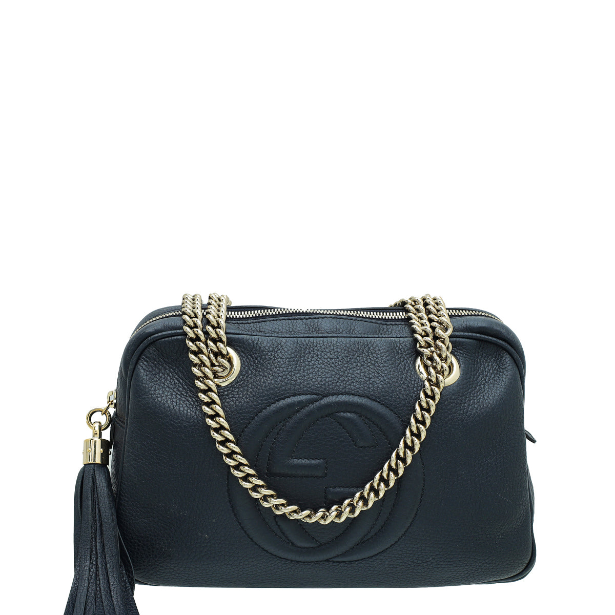Gucci Chain Leather Shoulder Bag