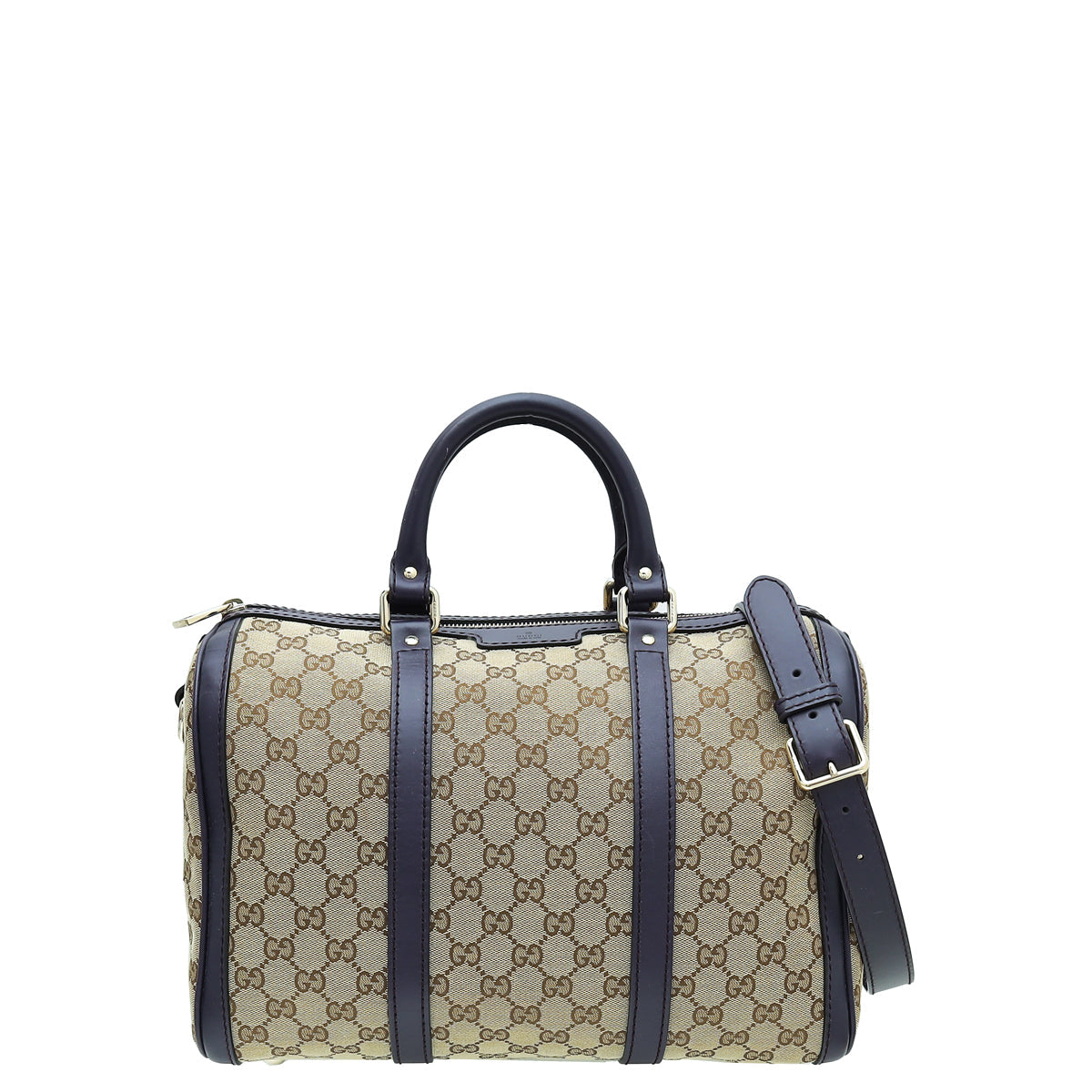 Gucci Leather Canvas Shoulder Bag