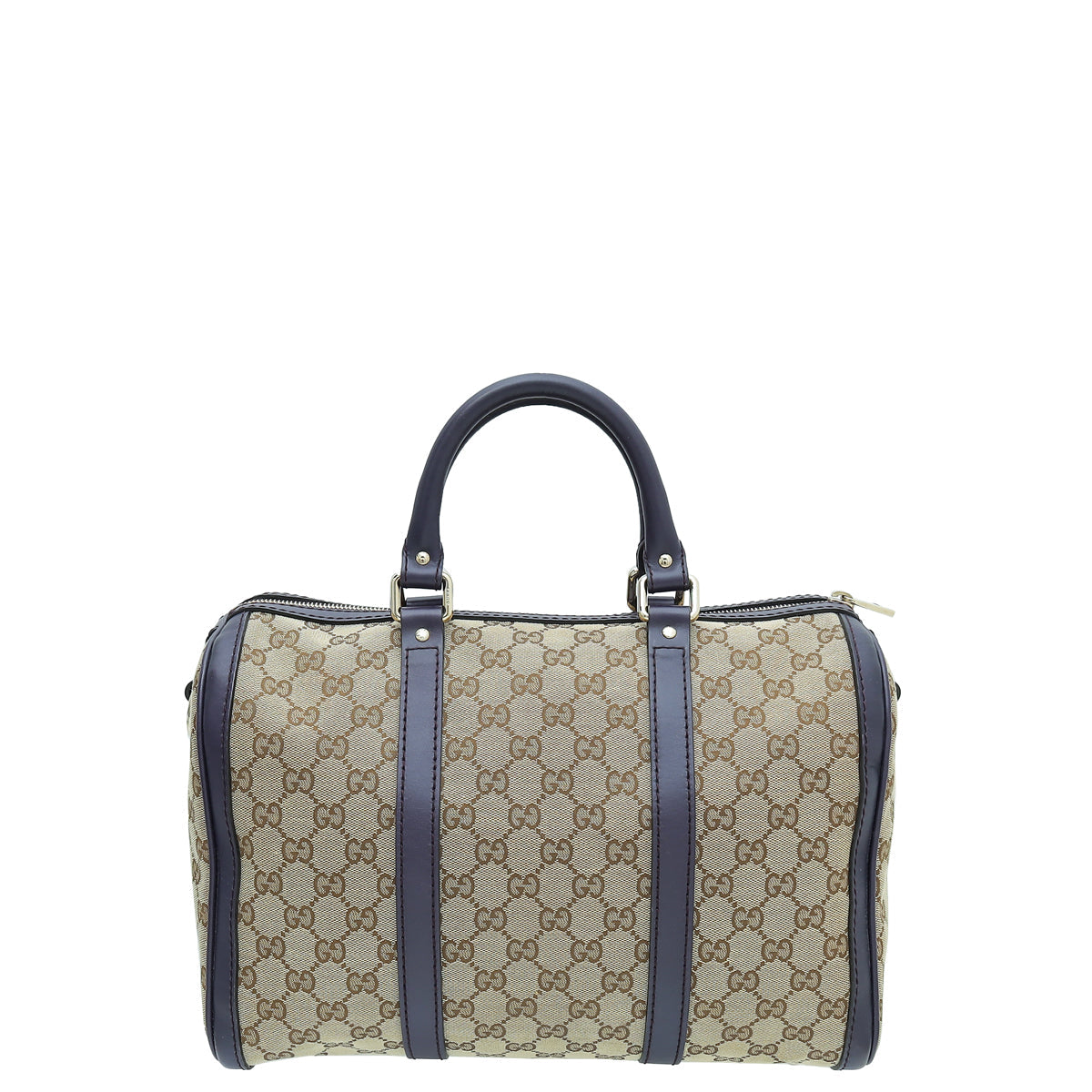 Gucci Leather Canvas Shoulder Bag