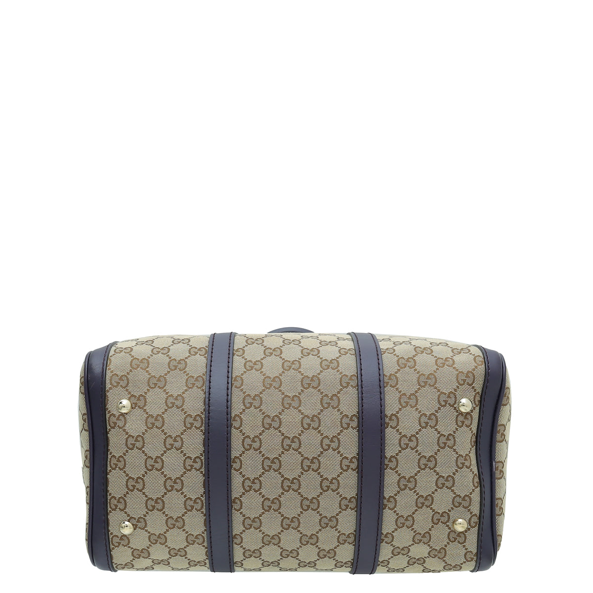 Gucci Leather Canvas Shoulder Bag