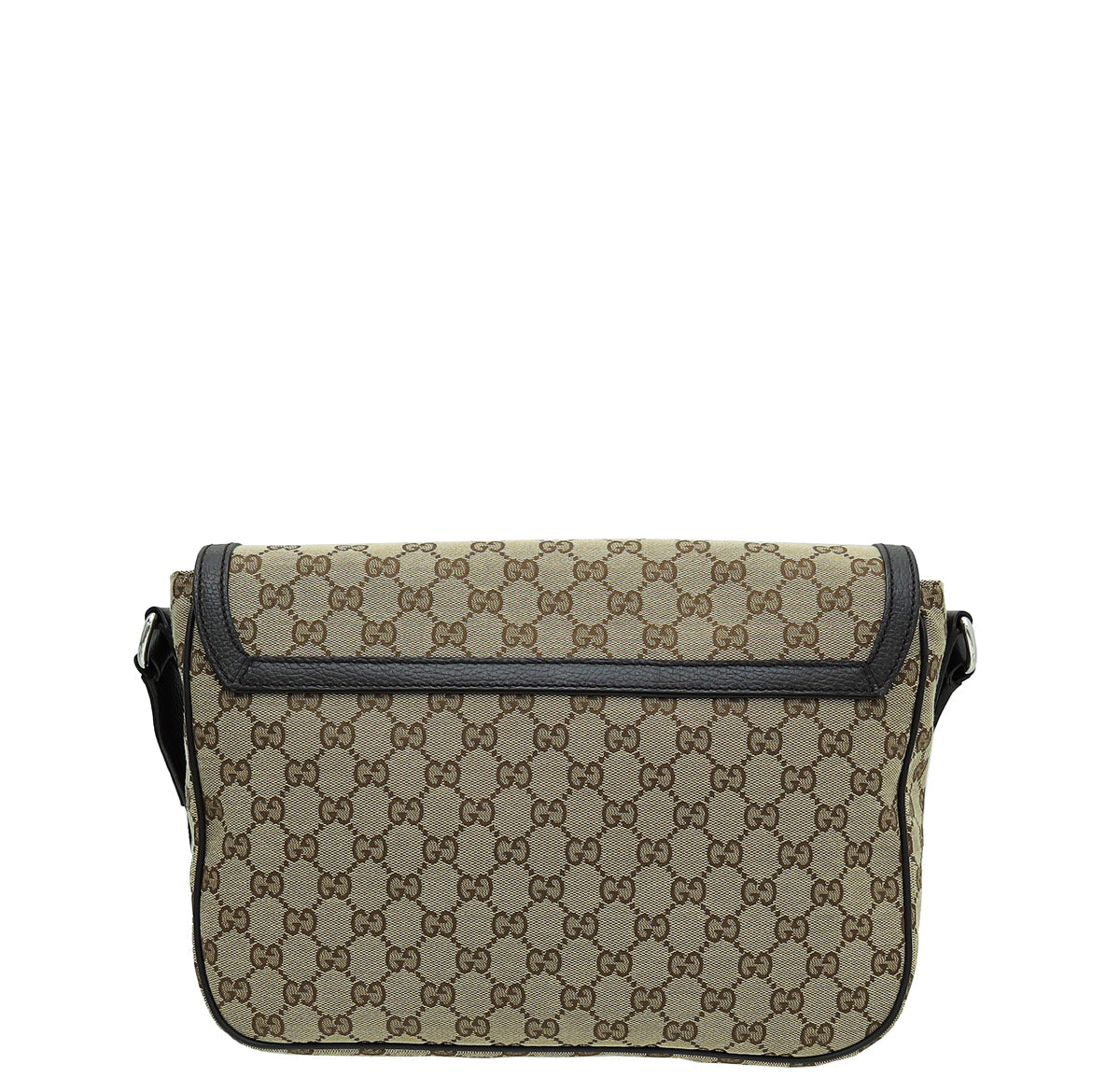 Gucci Leather Canvas Shoulder Bag