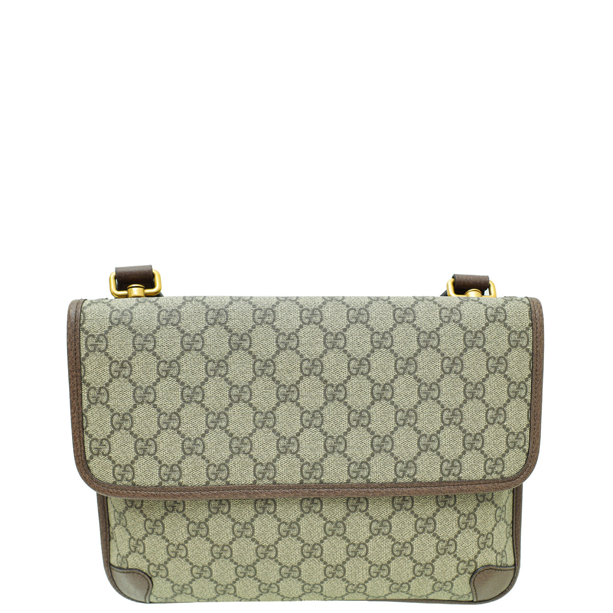Gucci Leather Canvas Shoulder Bag