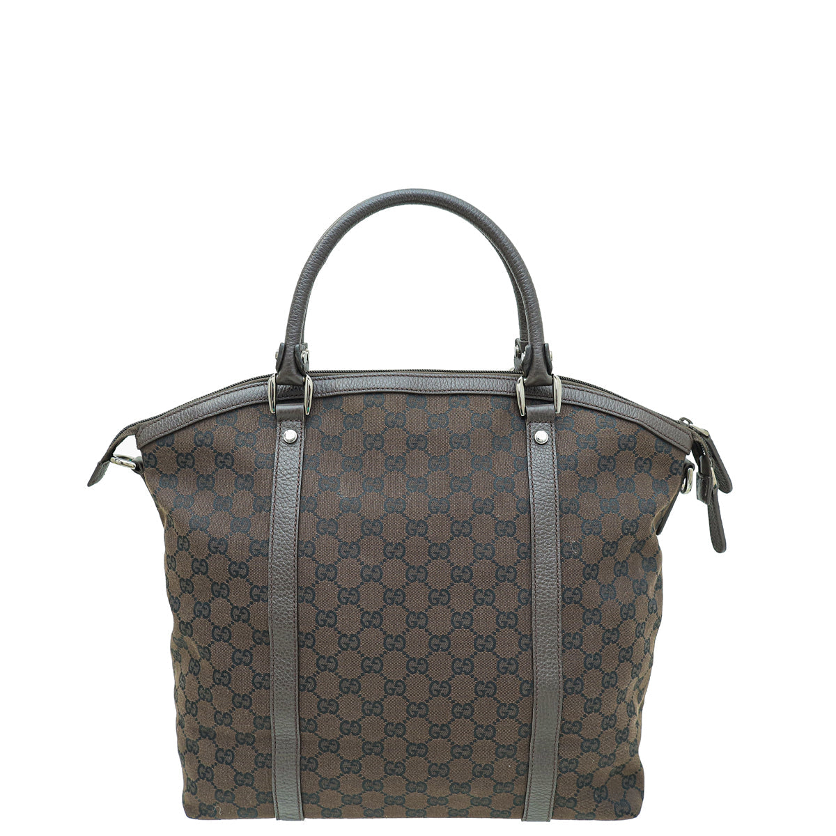 Gucci Leather Canvas Tote