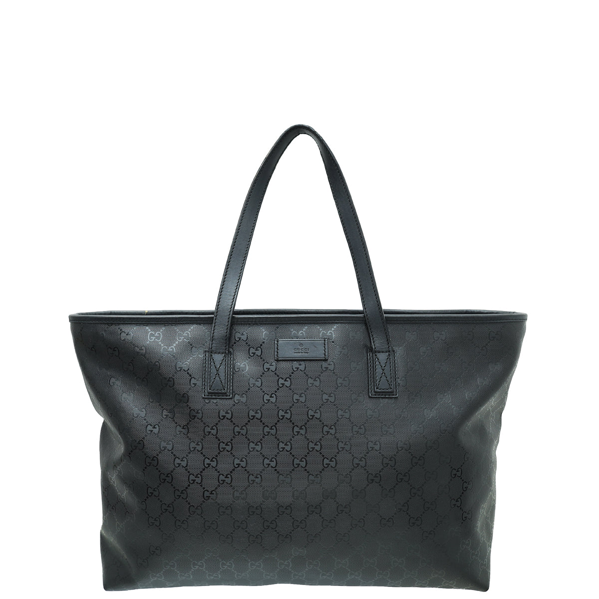 Gucci Leather Canvas Tote