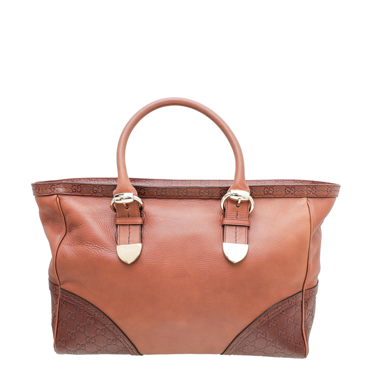 Gucci Leather Top Handle Tote