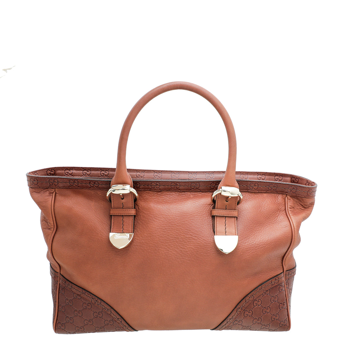 Gucci Leather Top Handle Tote