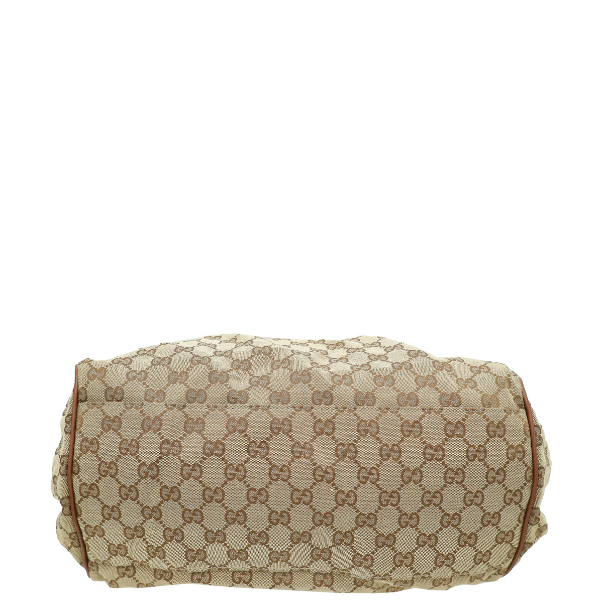 Gucci Leather Canvas Shoulder Bag
