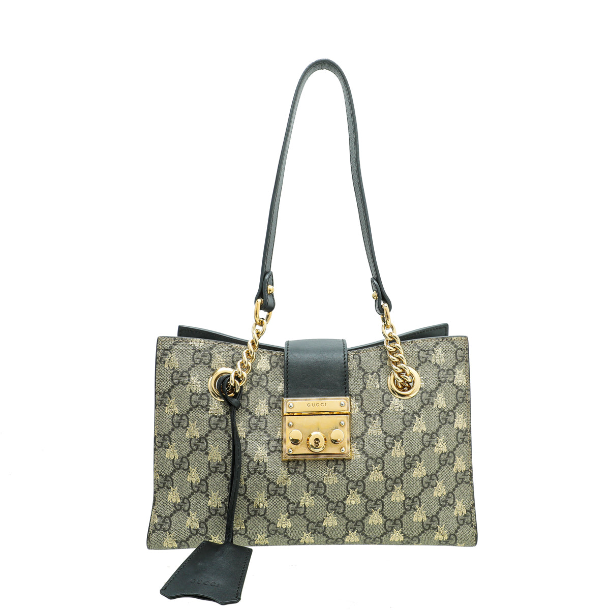 Gucci Leather Canvas Tote