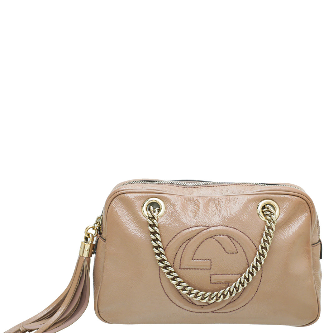 Gucci Chain Leather Shoulder Bag