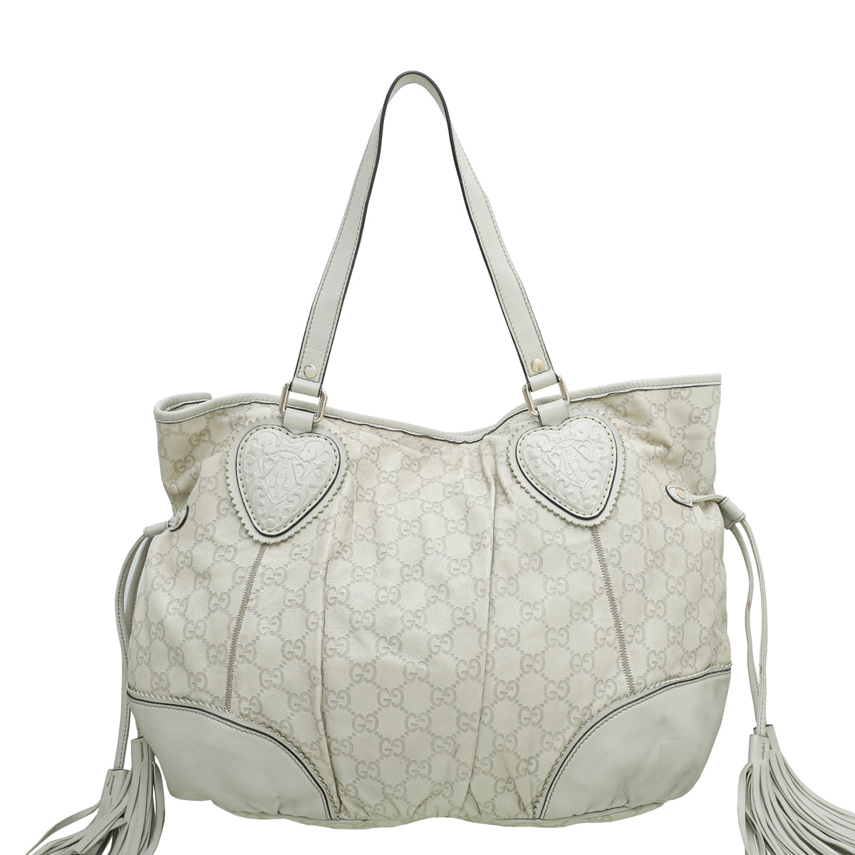 Gucci Leather Canvas Tote