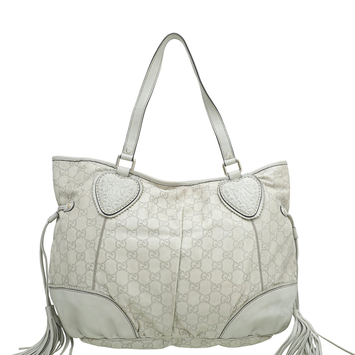 Gucci Leather Canvas Tote