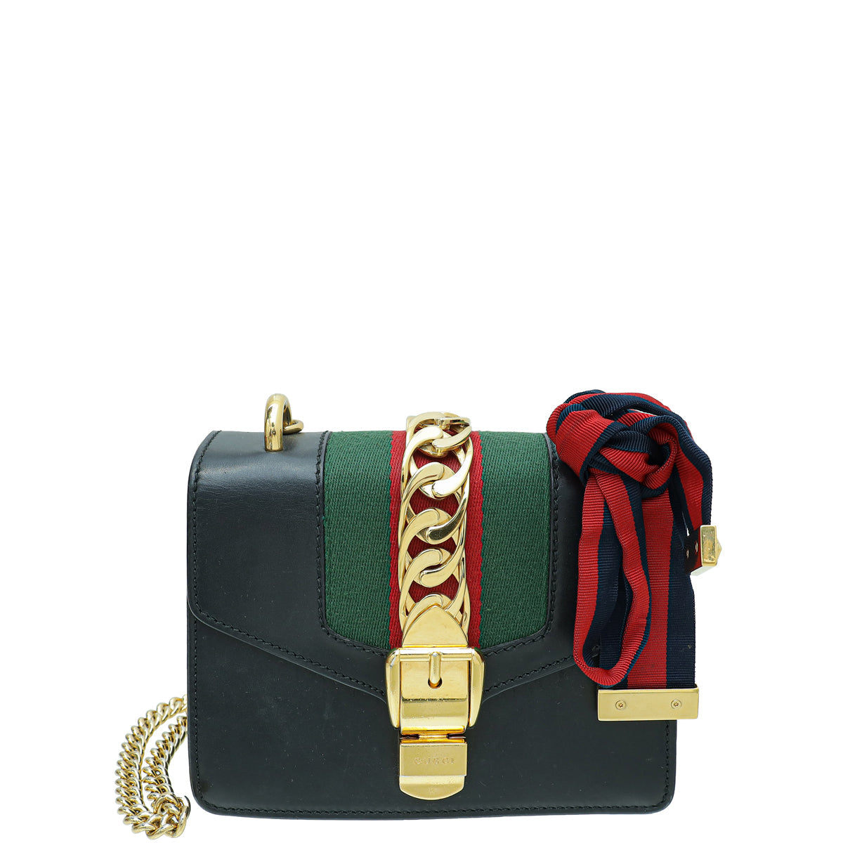 Gucci Chain Leather Shoulder Bag