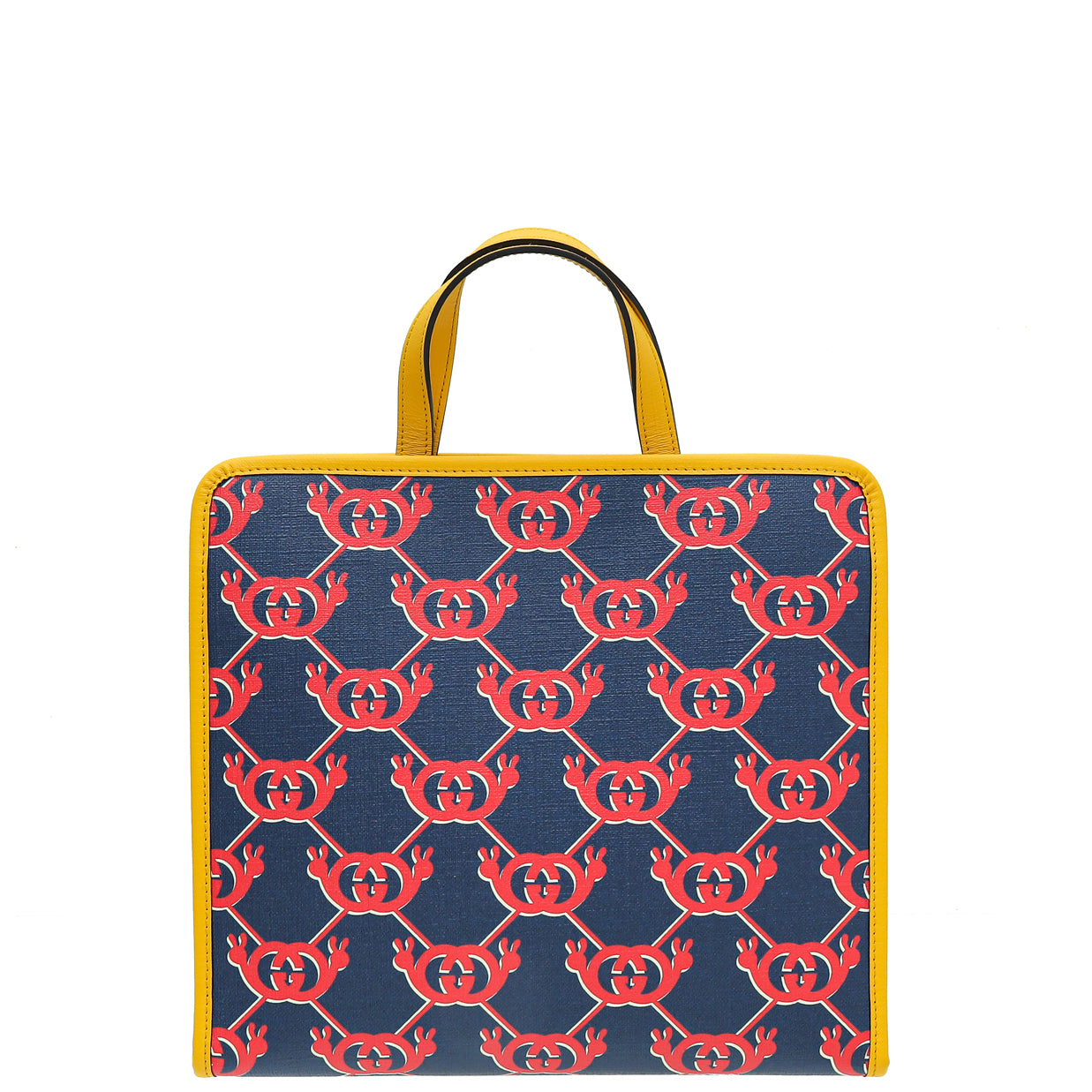 Gucci Leather Canvas Tote