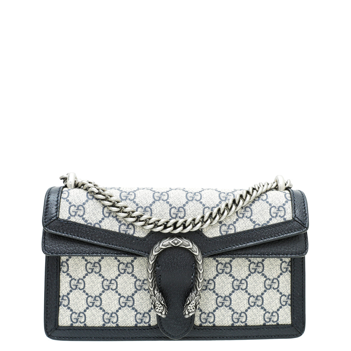 Gucci Leather Canvas Shoulder Bag