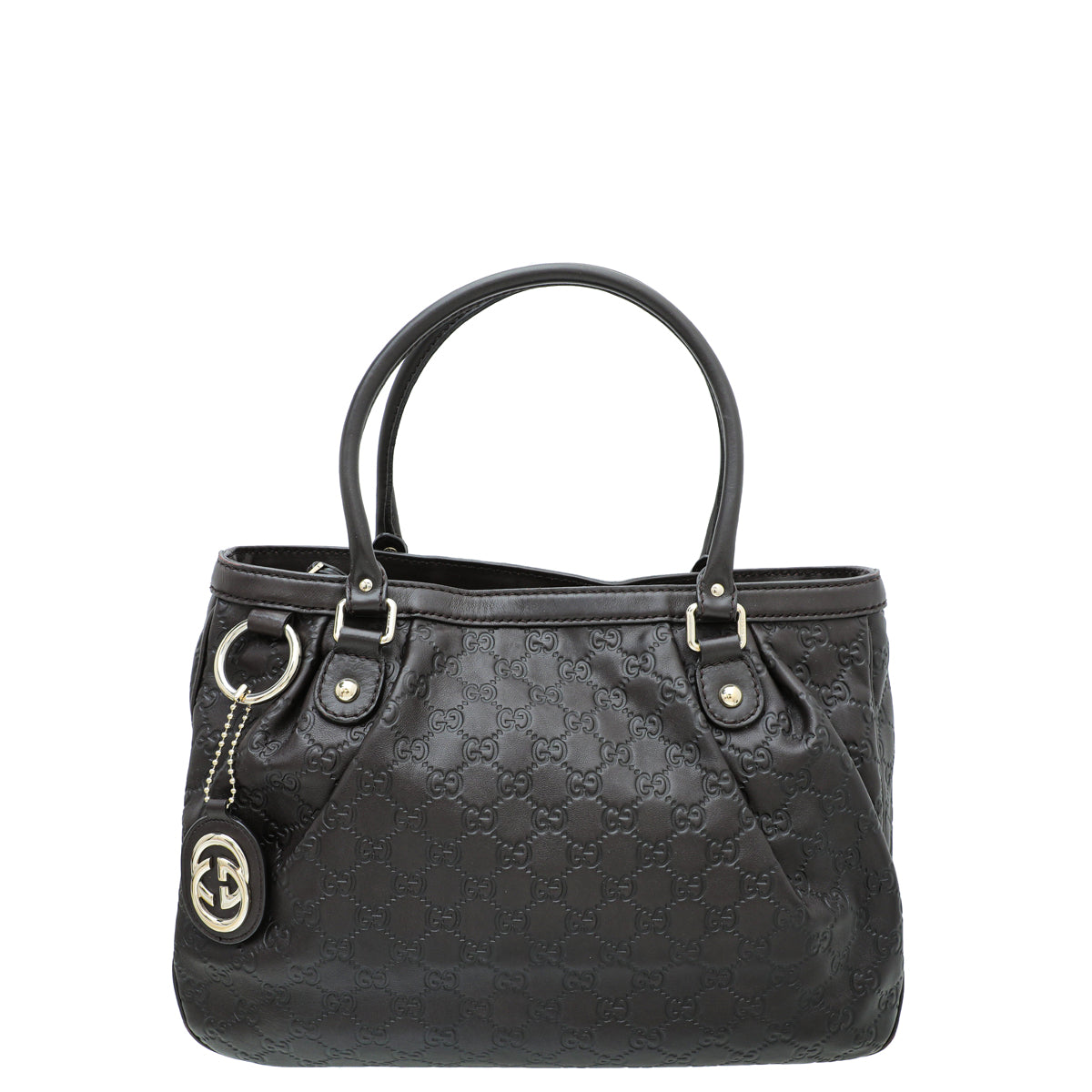 Gucci Leather Top Handle Tote