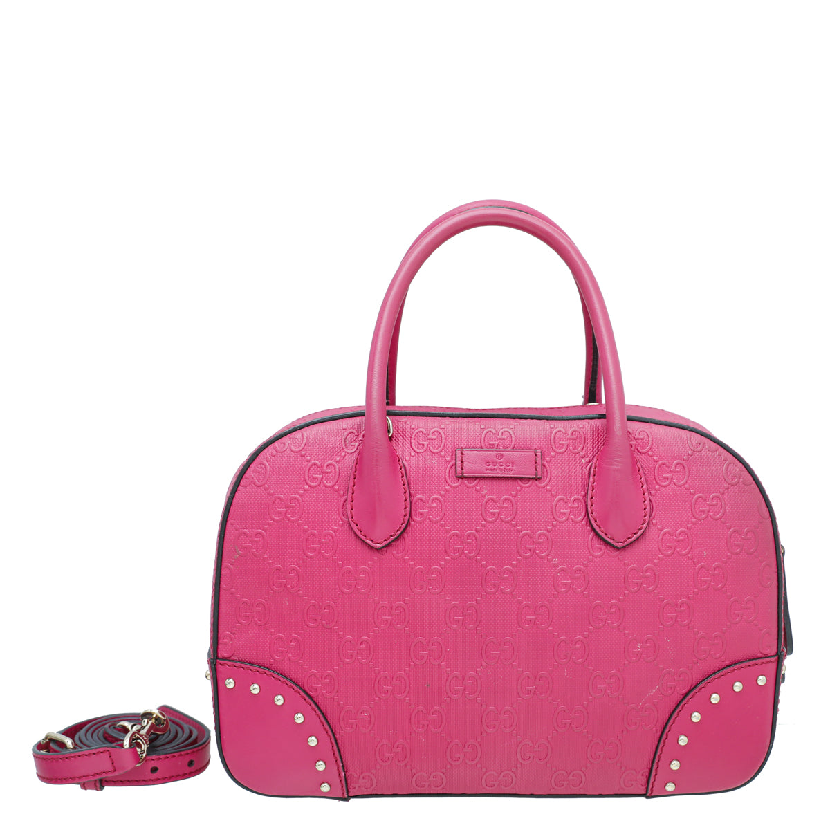 Gucci Leather Top Handle Shoulder Bag