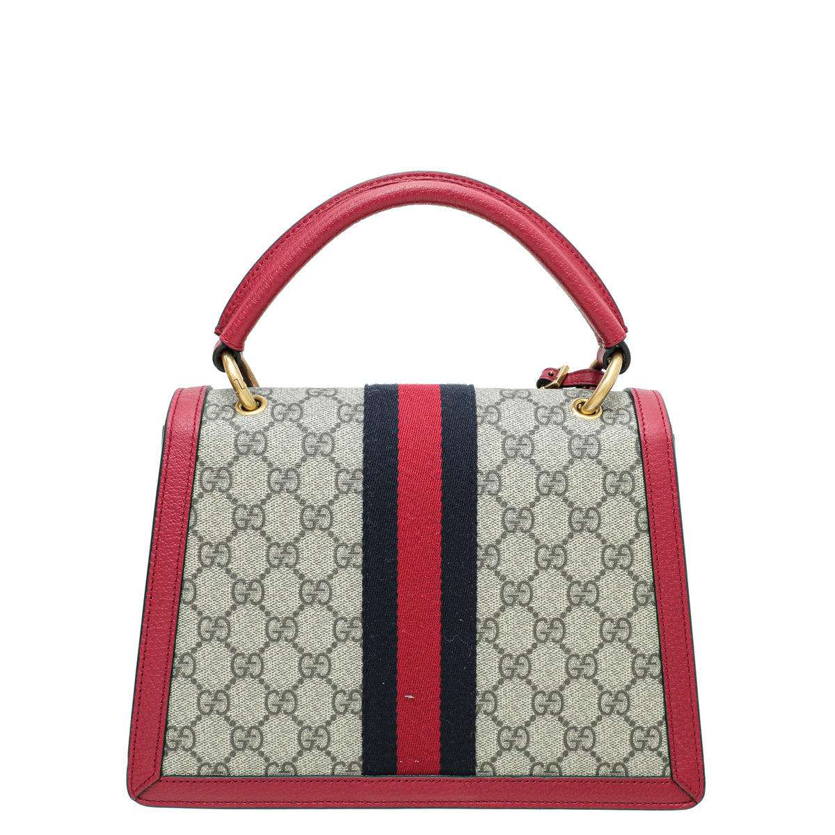 Gucci Leather Canvas Shoulder Bag