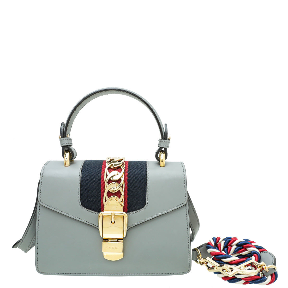 Gucci Twist Leather Mini Shoulder Bag